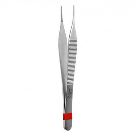 Pince Micro-Adson de Fuhrmann pour Chirurgie - Usage Unique, Acier Inoxydable