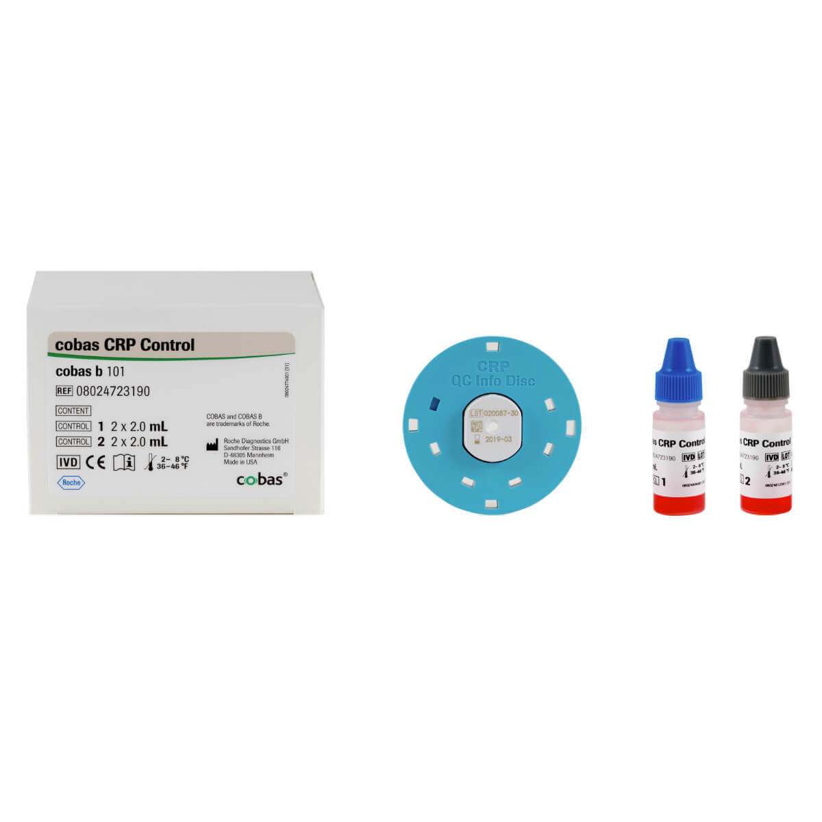 Kit de Contrôle CRP Roche pour le Système cobas b 101