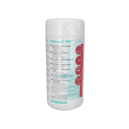 Lingettes désinfectantes Meliseptol HBV B. Braun pour surfaces