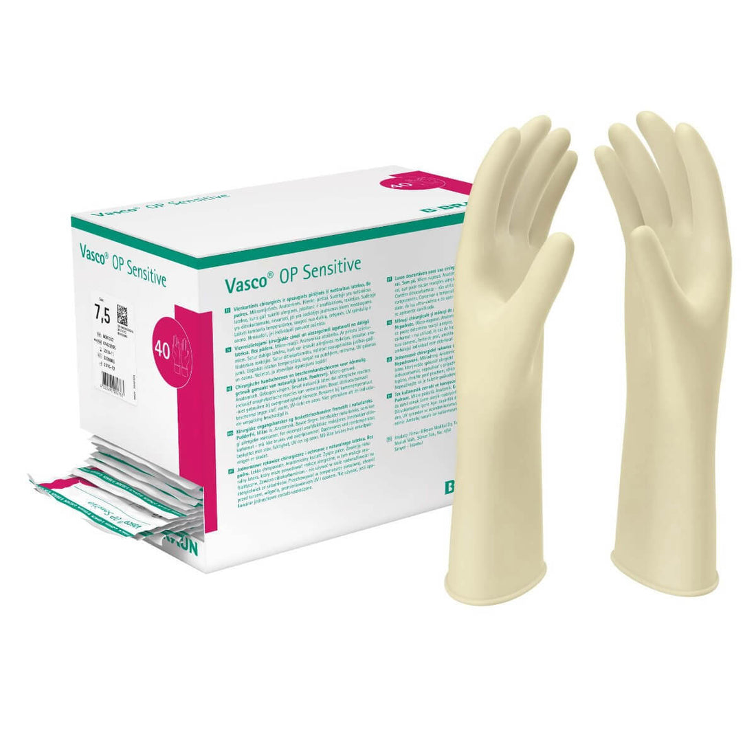 Gants Chirurgicaux en Latex Vasco OP Sensitive avec Confort Optimal
