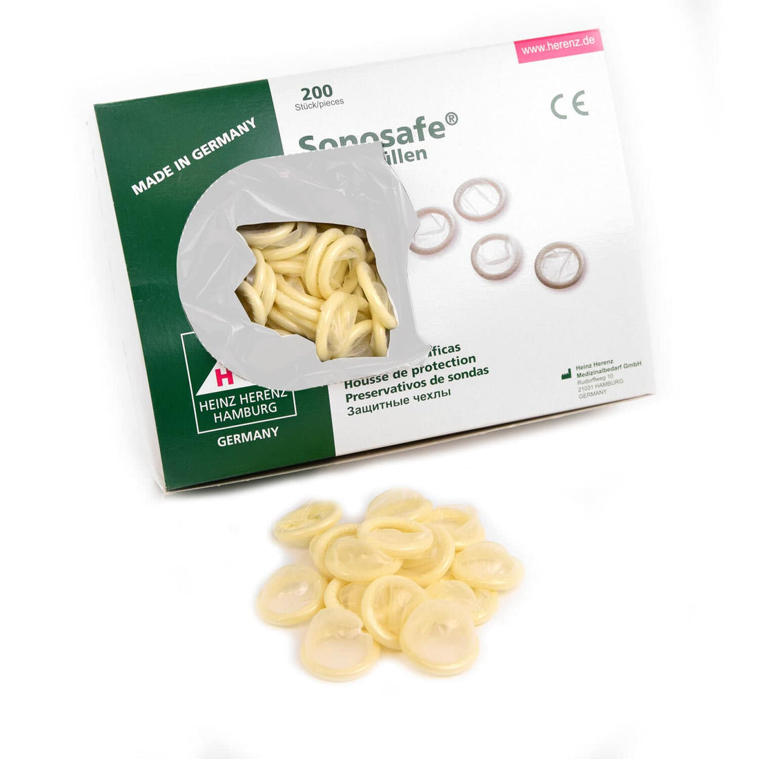 Housses de Protection en Latex pour Sonde Vaginale - Usage Unique à Pack de 200