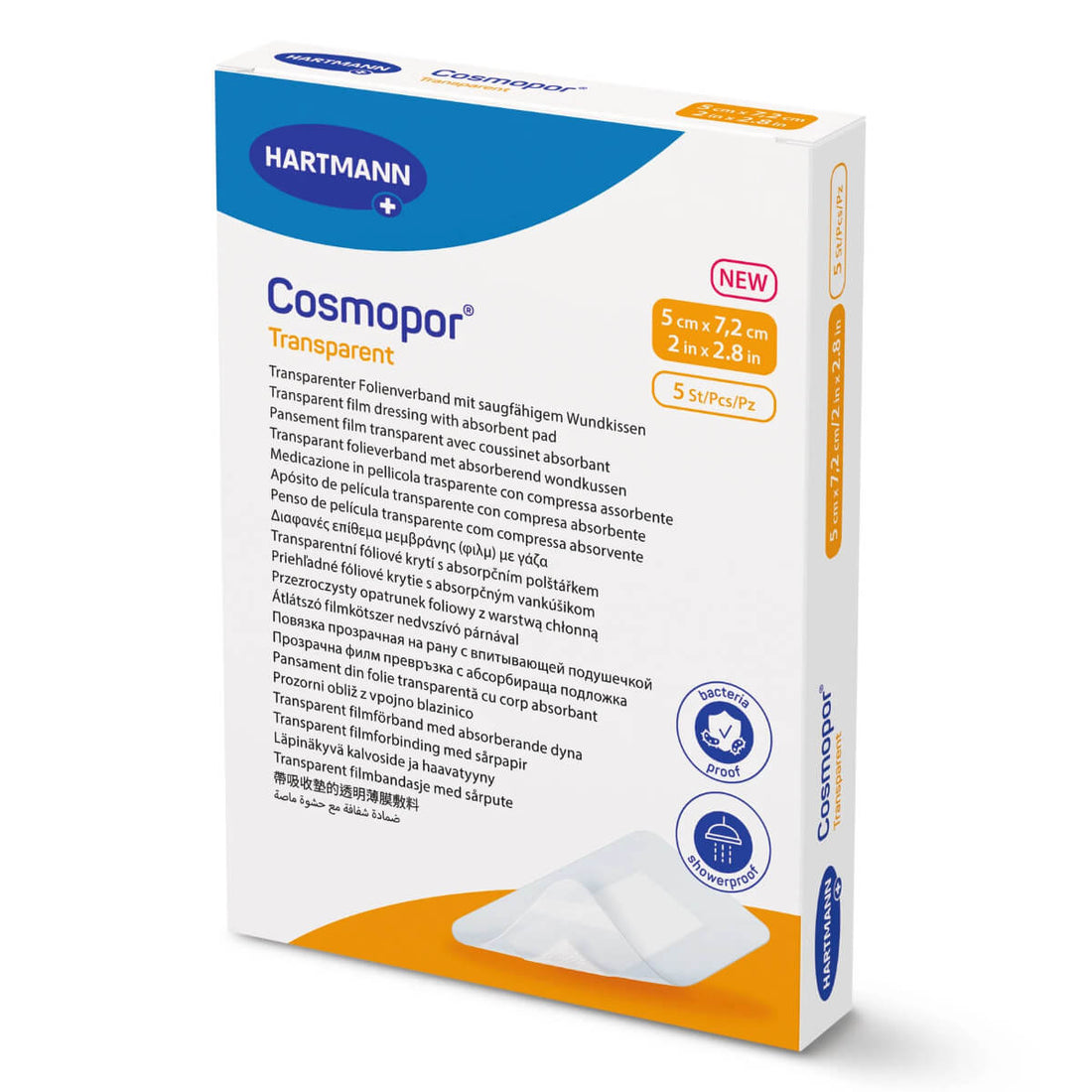 Pansement Film Cosmopor Transparent Hartmann - Protection Efficace pour Plaies