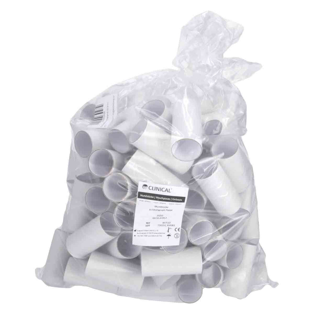 Embouts buccaux jetables pour spiromètres Vitalograph - 100 pièces