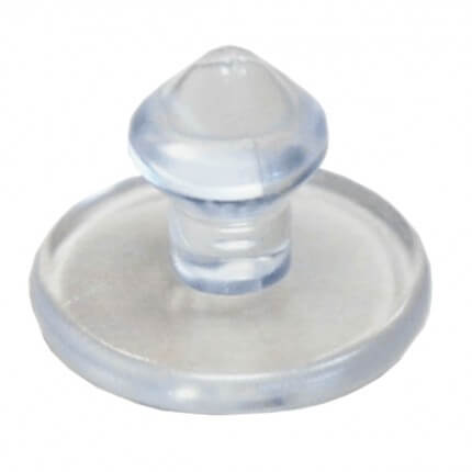 Golmed Bouton de Fixation Transparent pour Ceintures ECG