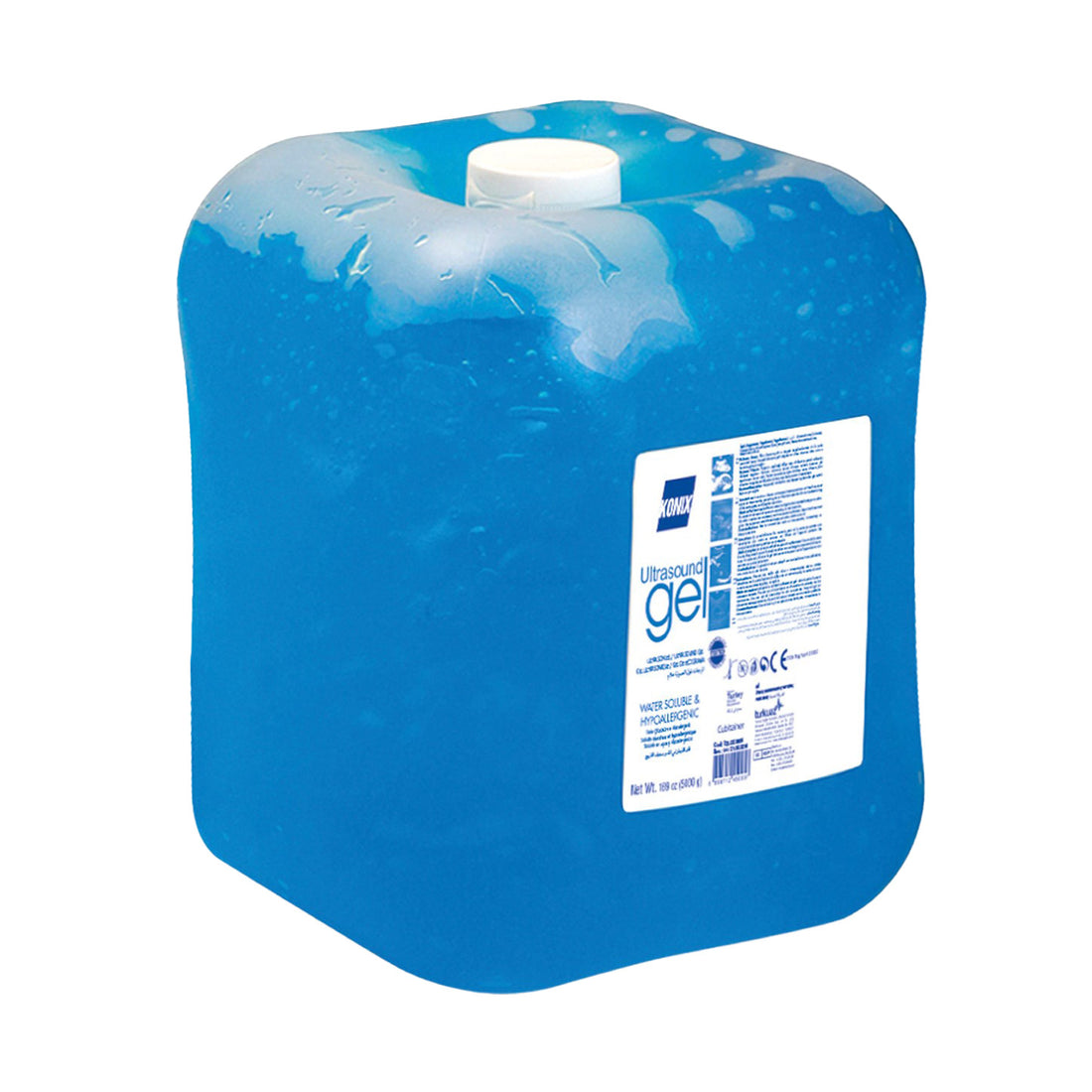 Gel à Ultrasons Bleu Konix 250 ml - Hypoallergénique et Non Irritant