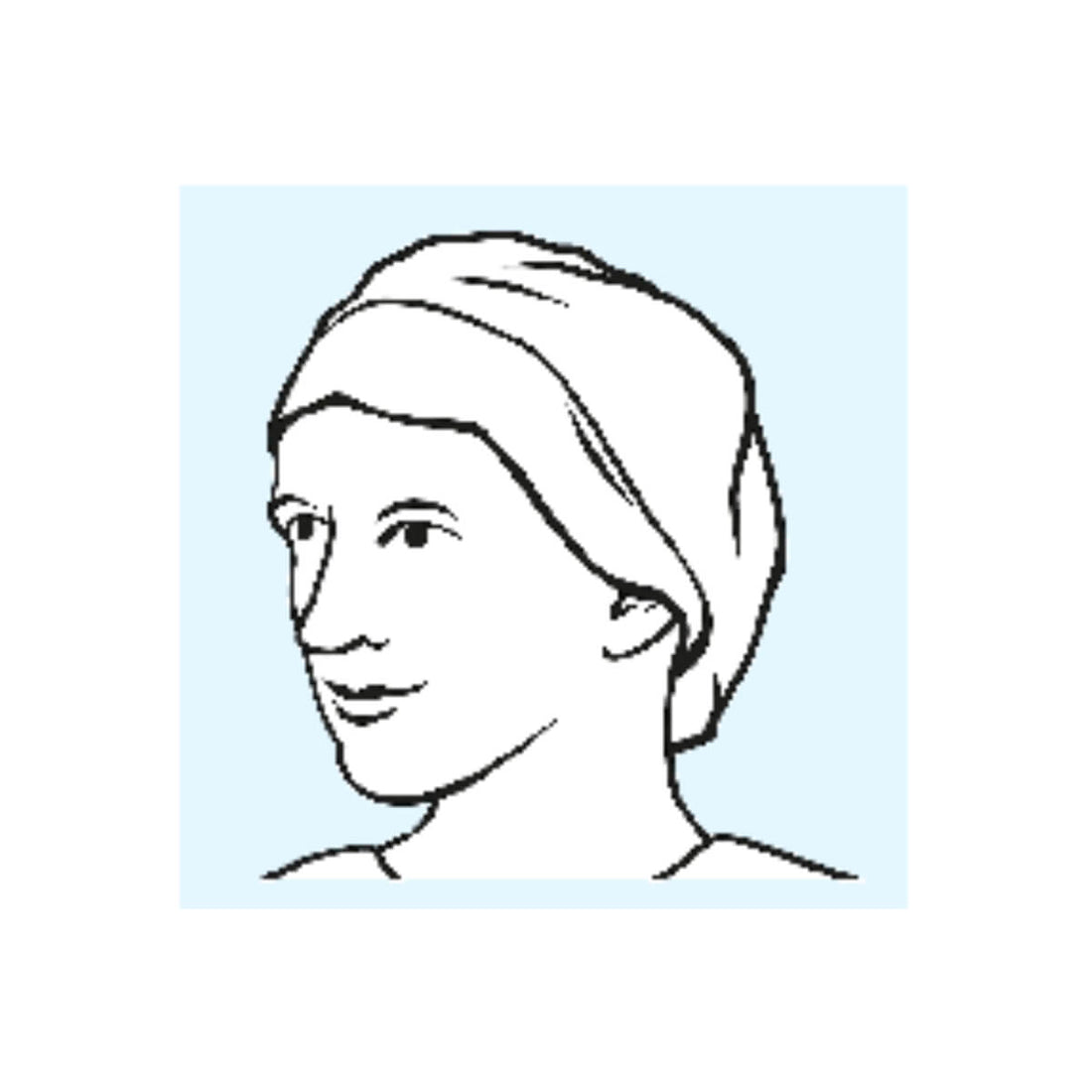 Bonnet chirurgical Foliodress Cap Comfort Rondo Plus - 100 pièces