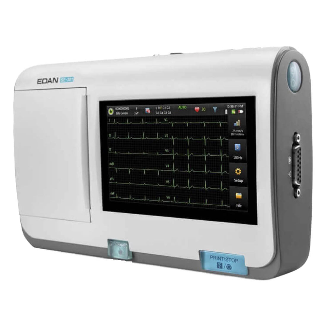 Électrocardiographe SE-301 Compact avec Écran Tactile