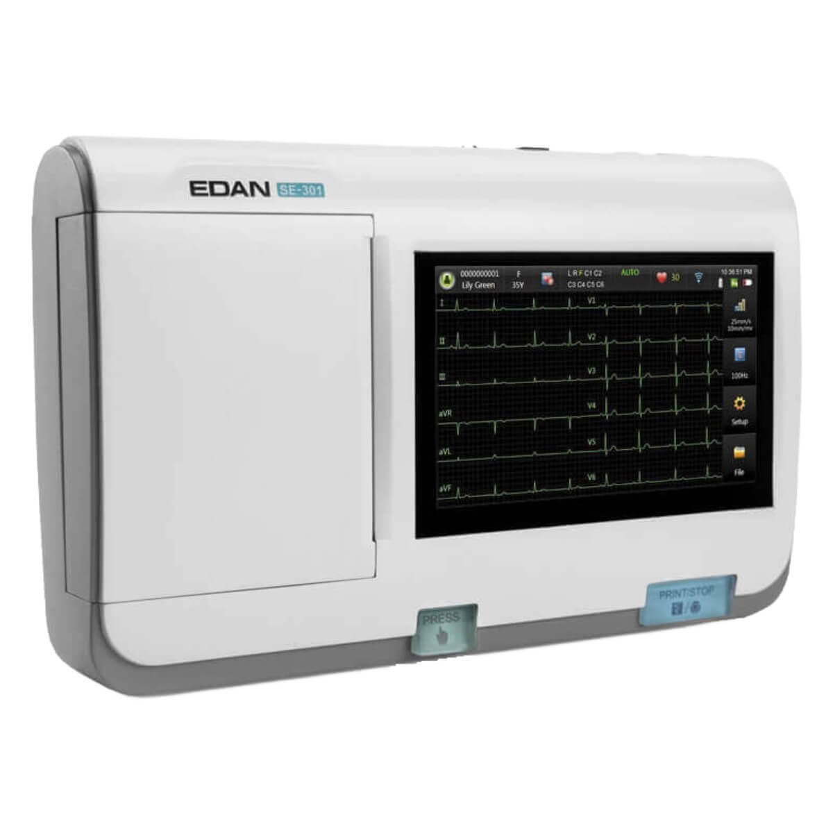 Électrocardiographe SE-301 Compact avec Écran Tactile