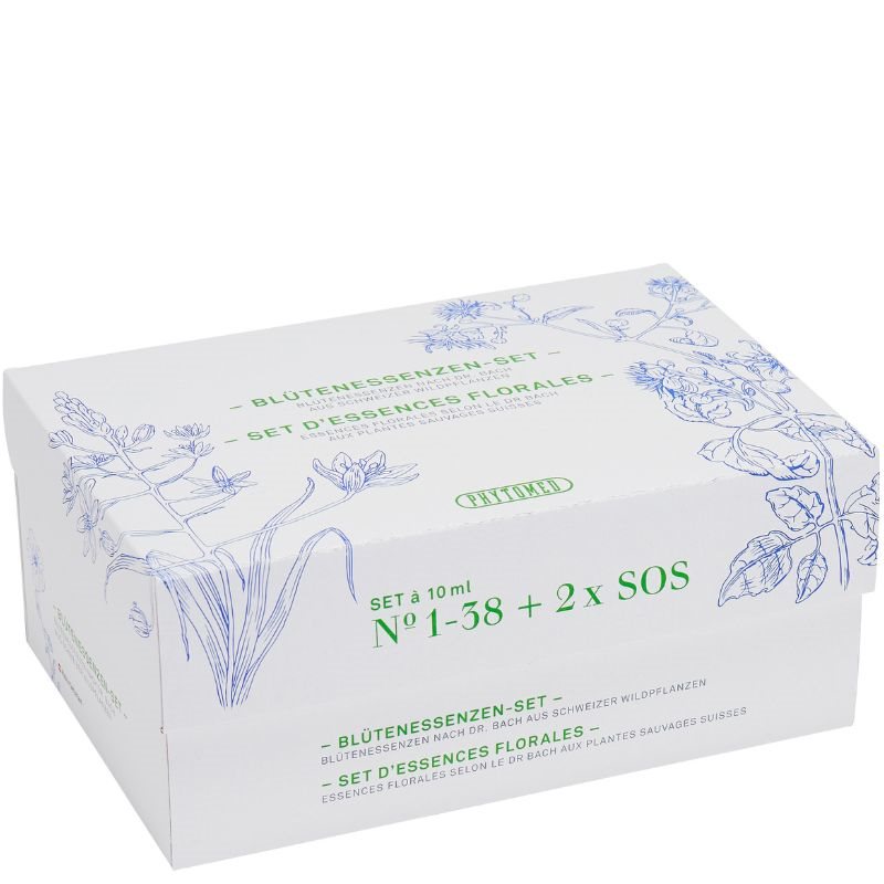 PHYTOMED Bachblüten Set 1-38 + 2 SOS 10ml | Bien-être