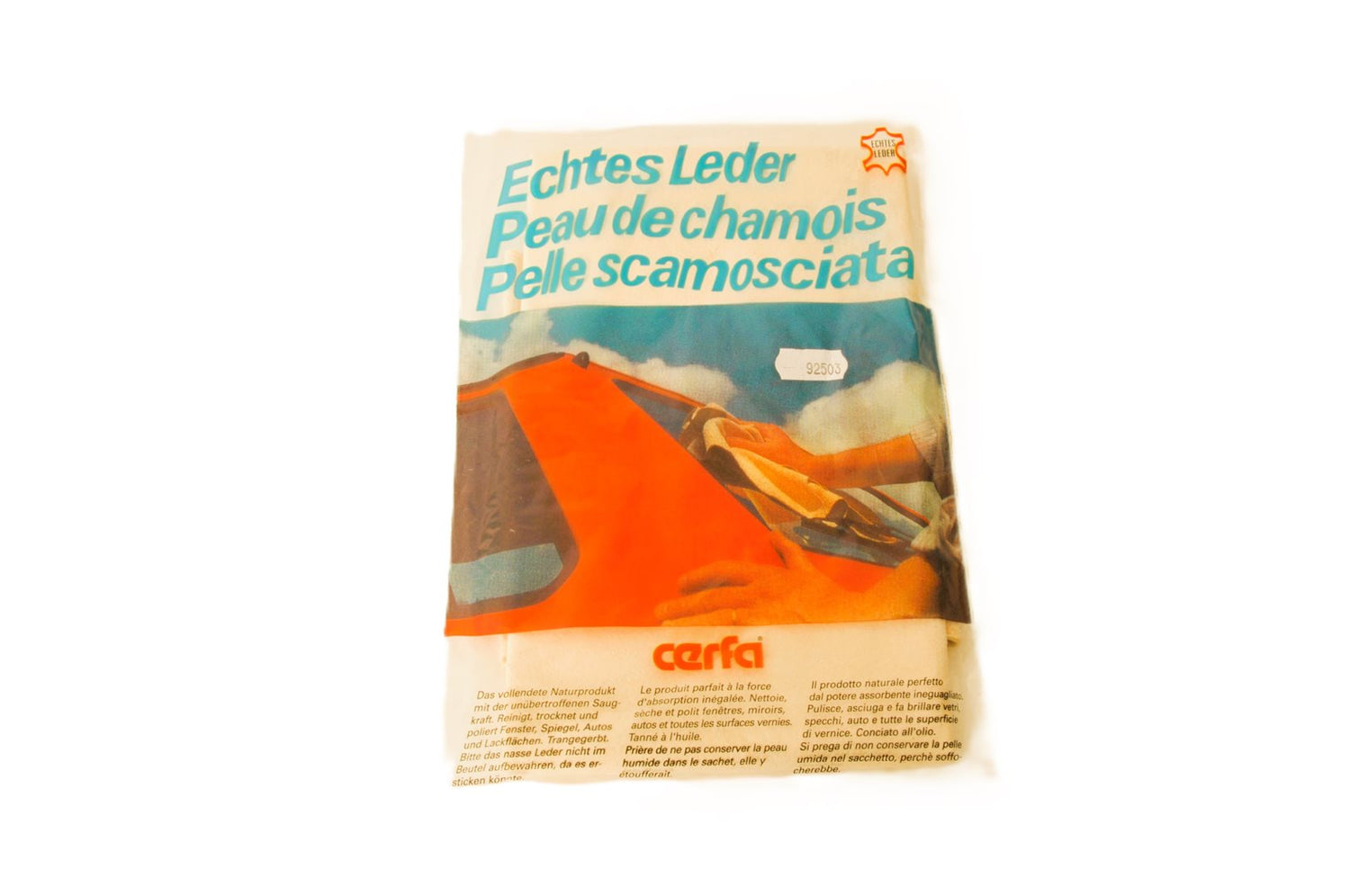 CERFA Peau de Chamois Prima Douceur &amp; Absorption | 40 x 62 cm