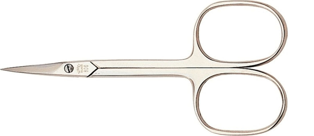 NIPPES Ciseaux Cuticules 9cm Pointus Nickelés Soin Manucure | Outil Professionnel