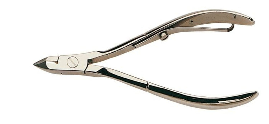 NIPPES Pince à Cuticules Professionnelle 10cm Nickelée | Soin Manucure