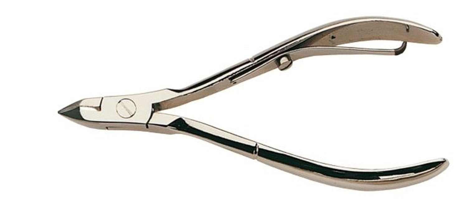 NIPPES Pince à Cuticules Professionnelle 10cm Nickelée | Soin Manucure