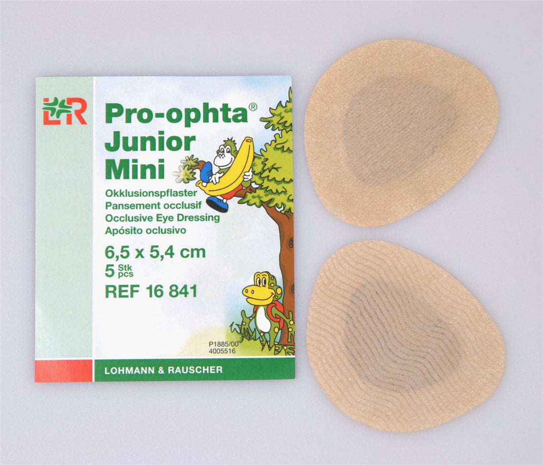 PRO-OPHTA Patch Oculaire Enfant Mini 6.5x5.4cm | 5 pièces