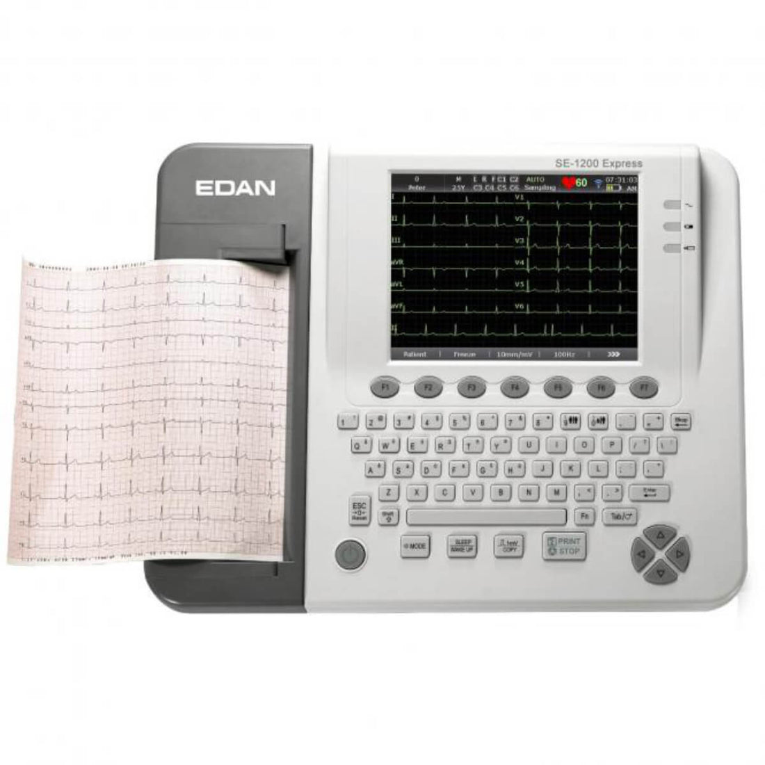 Électrocardiographe SE-1200 Express avec écran tactile et fonctions avancées