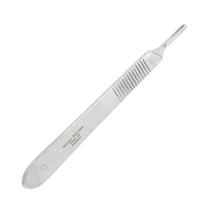 Manche de bistouri en métal n°3 pour lames jetables, acier de qualité