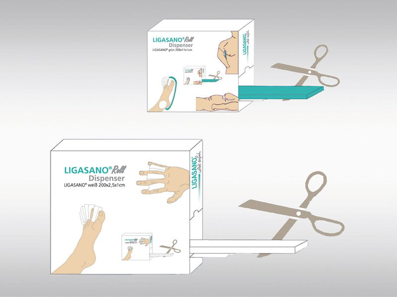 LIGASANO Rouleau 200x11x1cm Vert Distributeur | Soins
