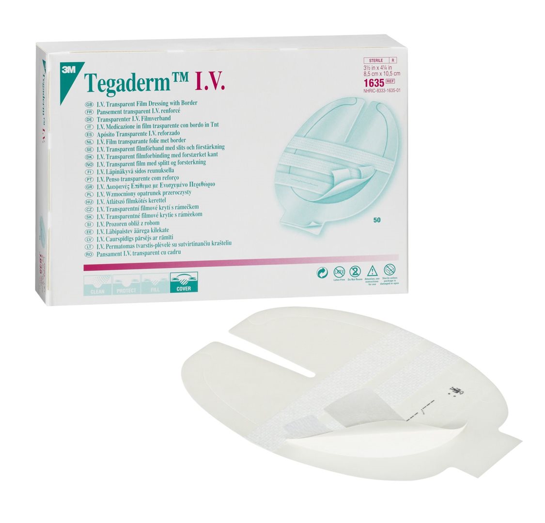 3M TEGADERM IV Pansement Cathéter 8.5x10.5cm | 50 pièces