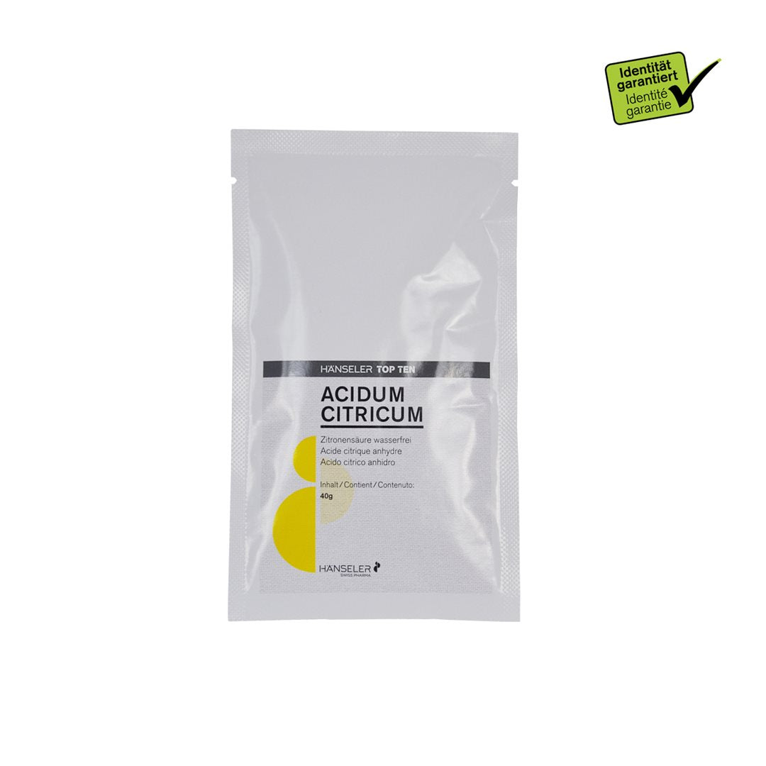 TOP TEN Acide Citrique Sachets 40g - Purifiant &amp; Détartrant | 20 Sachets