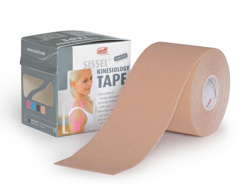 SISSEL Kinesiology Tape Beige 5cmx5m | Soutien Musculaire