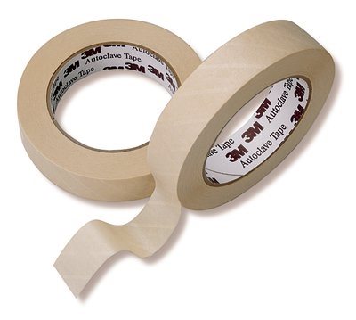 3M COMPLY Autoclave Tape 18mmx55m Brun | Stérilisation