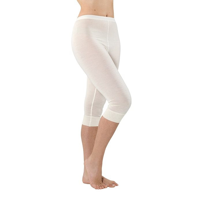 EUSANA Pantalon 3/4 Femme L Ivoire | Confort