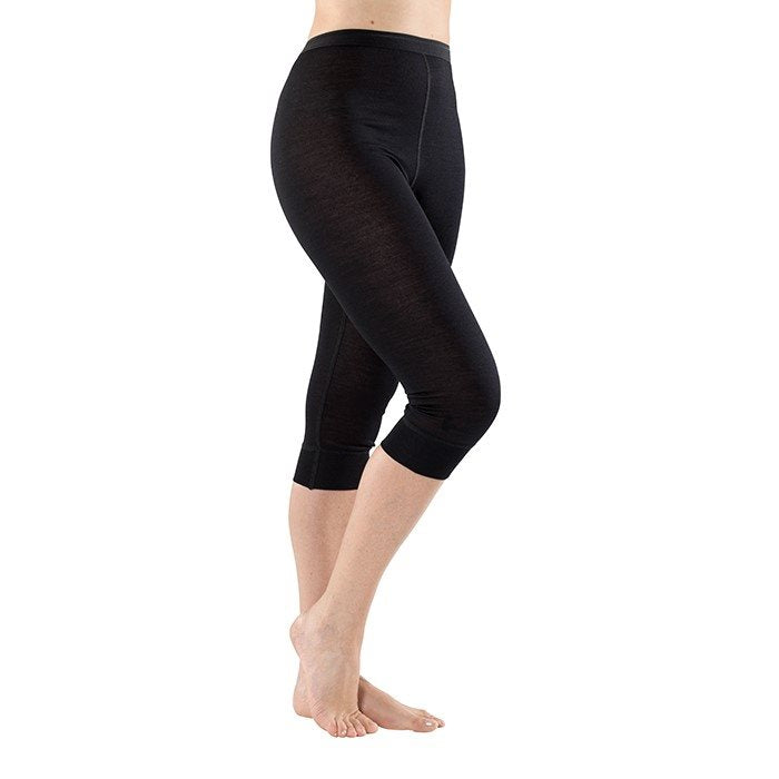 EUSANA Pantalon 3/4 Femme XL Noir | Confort
