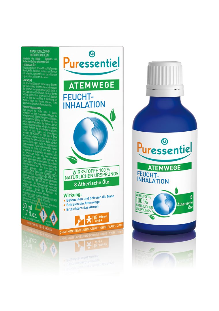 Puressentiel Inhalation Respiration 50 ml | Aide Respiratoire Naturelle