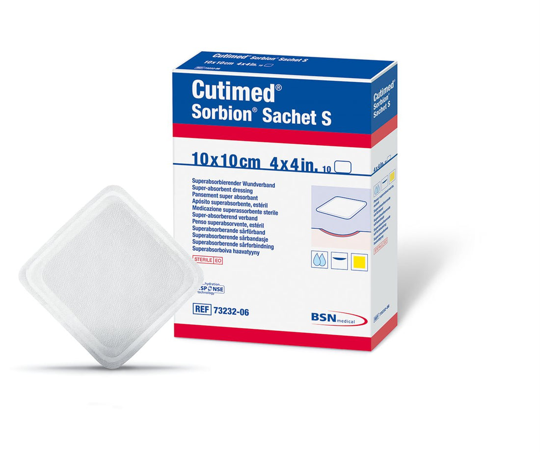 CUTIMED Sorbion Sachet S Pansement 20x10cm | 50 pièces