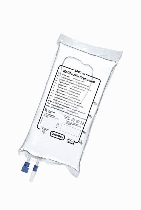 FRESENIUS NaCl Sol. Rinçage 0.9% CFX Duo 2x5L | Stérilité