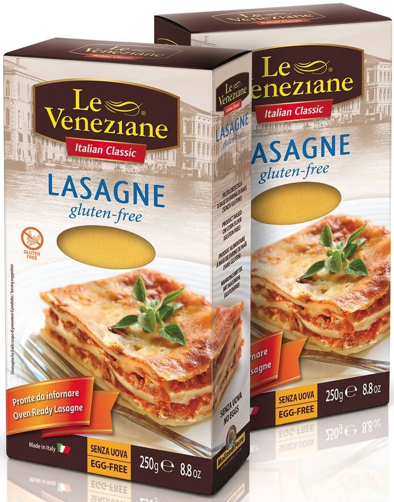 LE VENEZIANE Lasagnes sans gluten pour repas sains | 250 g