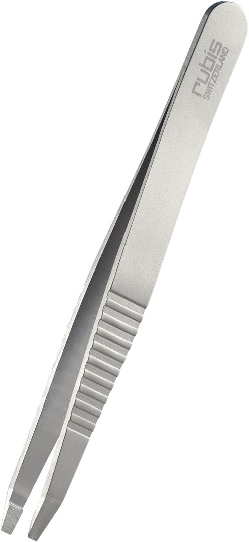 RUBIS Pinzette ProGrip droite Inox | Précision