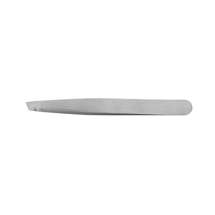 BORGHETTI Pince à épiler courbée Inox | Acier poli