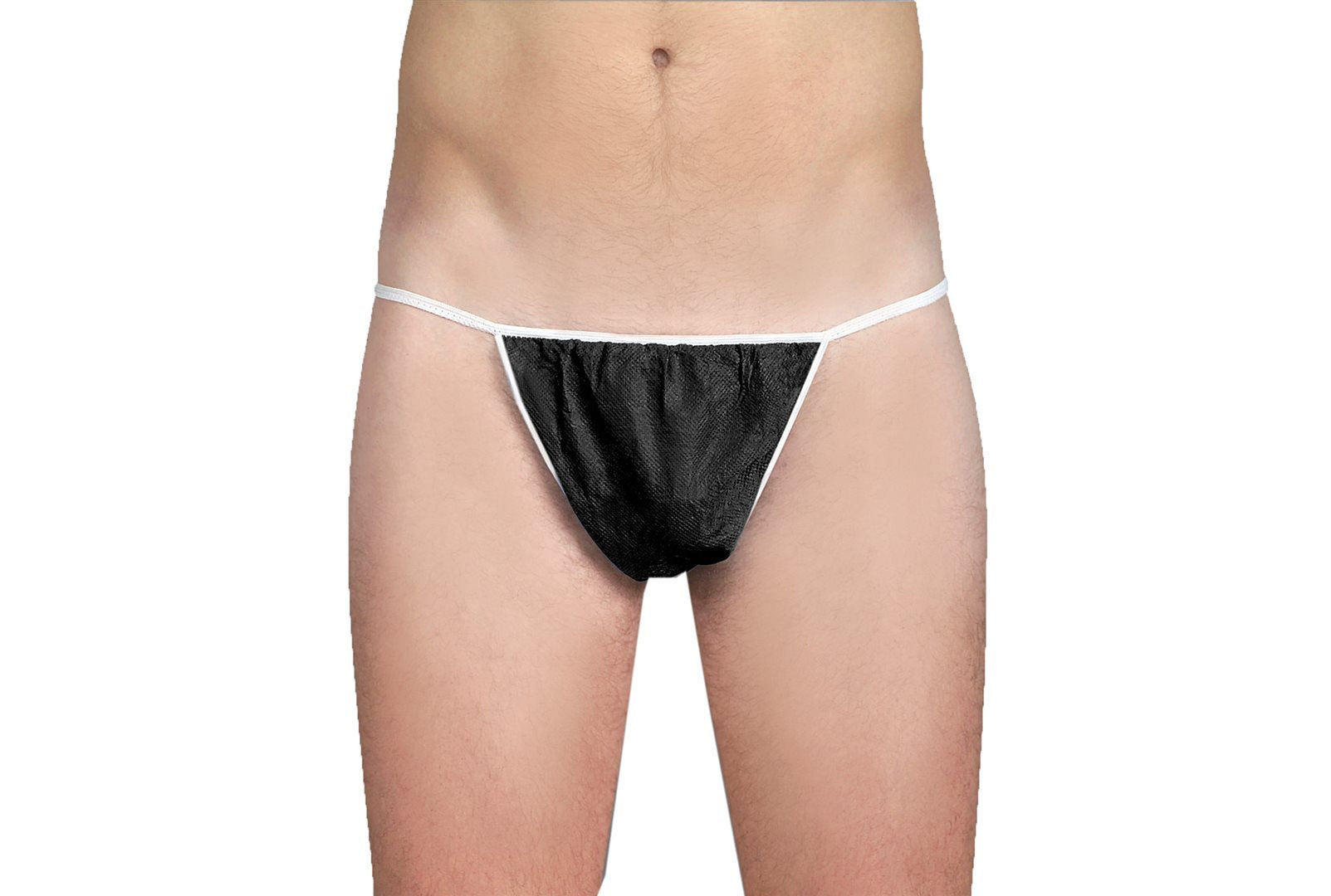 KELLNESS Tanga Jetable Homme Noir | 100 pièces