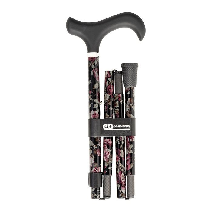 SAHAG Carbonstock Pliant Rose Béquilles -100kg 84-94cm
