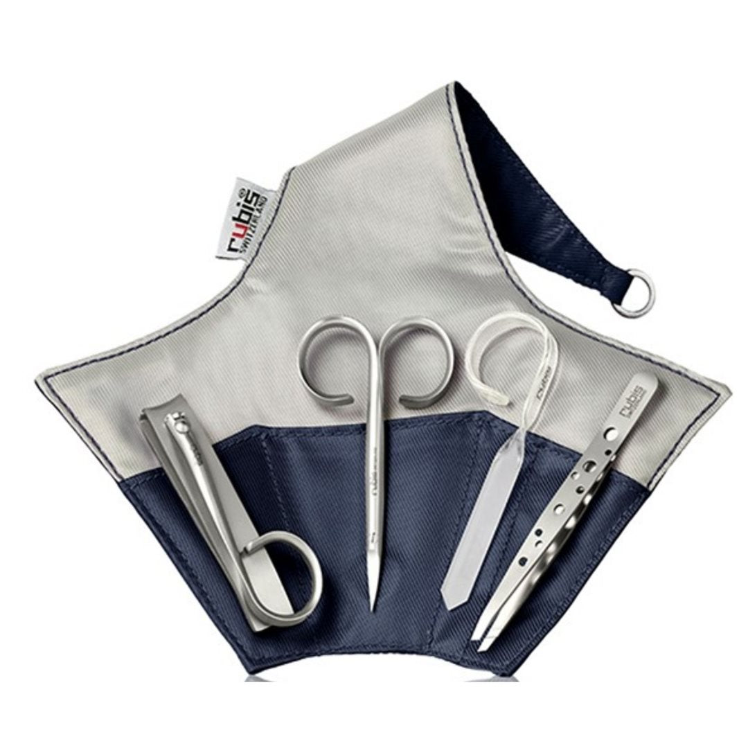 RUBIS Manik¸reset Minuit Set 4 pièces | Bleu Foncé