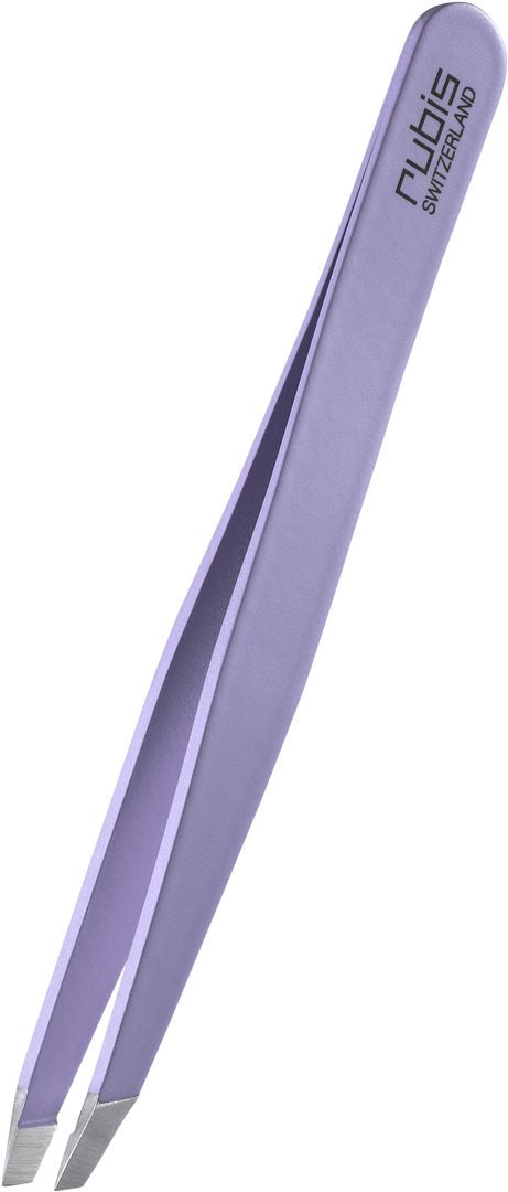 RUBIS Pinzette schräg Violette Inox | Qualité