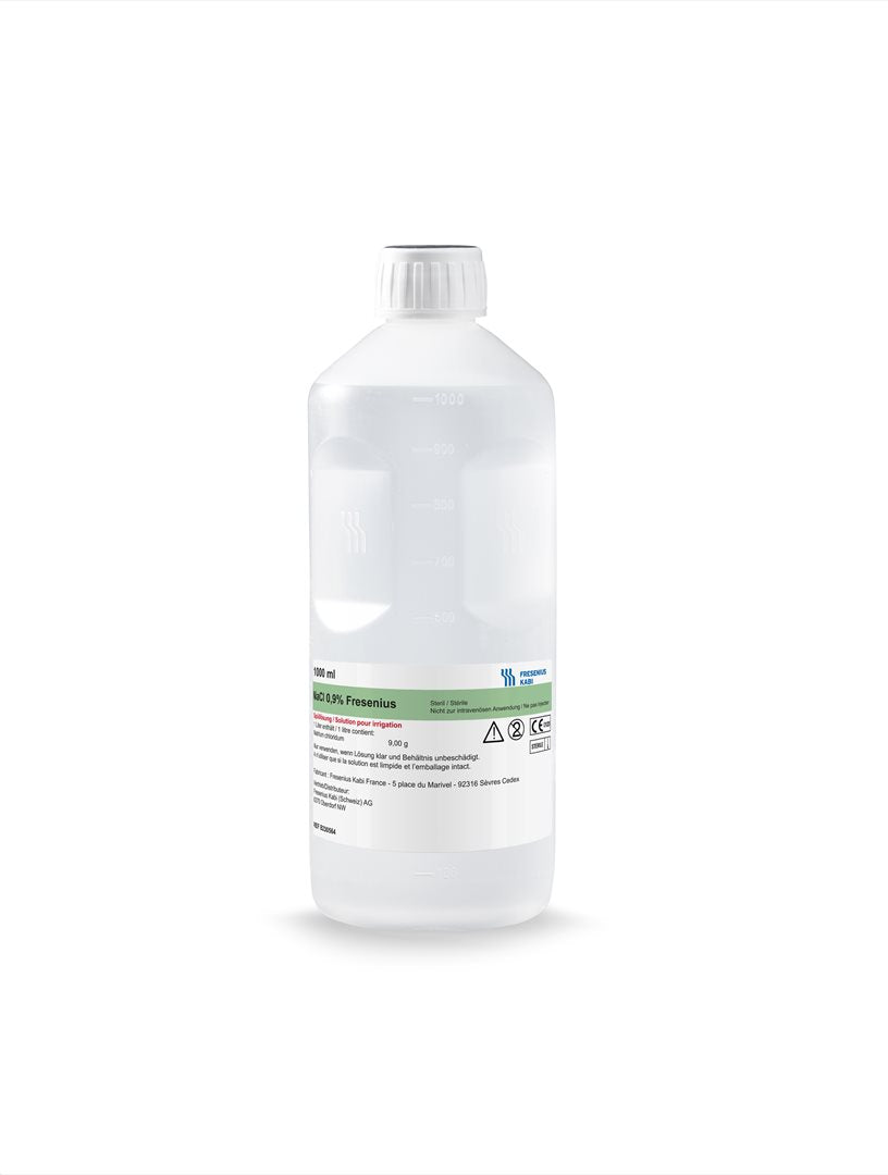 NACL Fresenius Sol. Rinçage 0.9% 1000ml | Stérilité