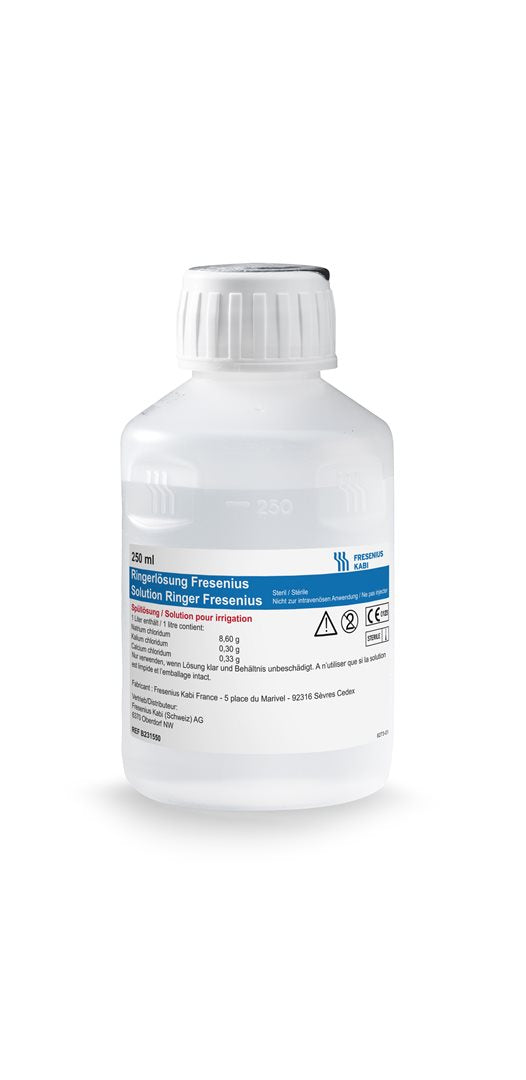 RINGER Fresenius Sol. Rin. 12x250ml | Solution Hydratante