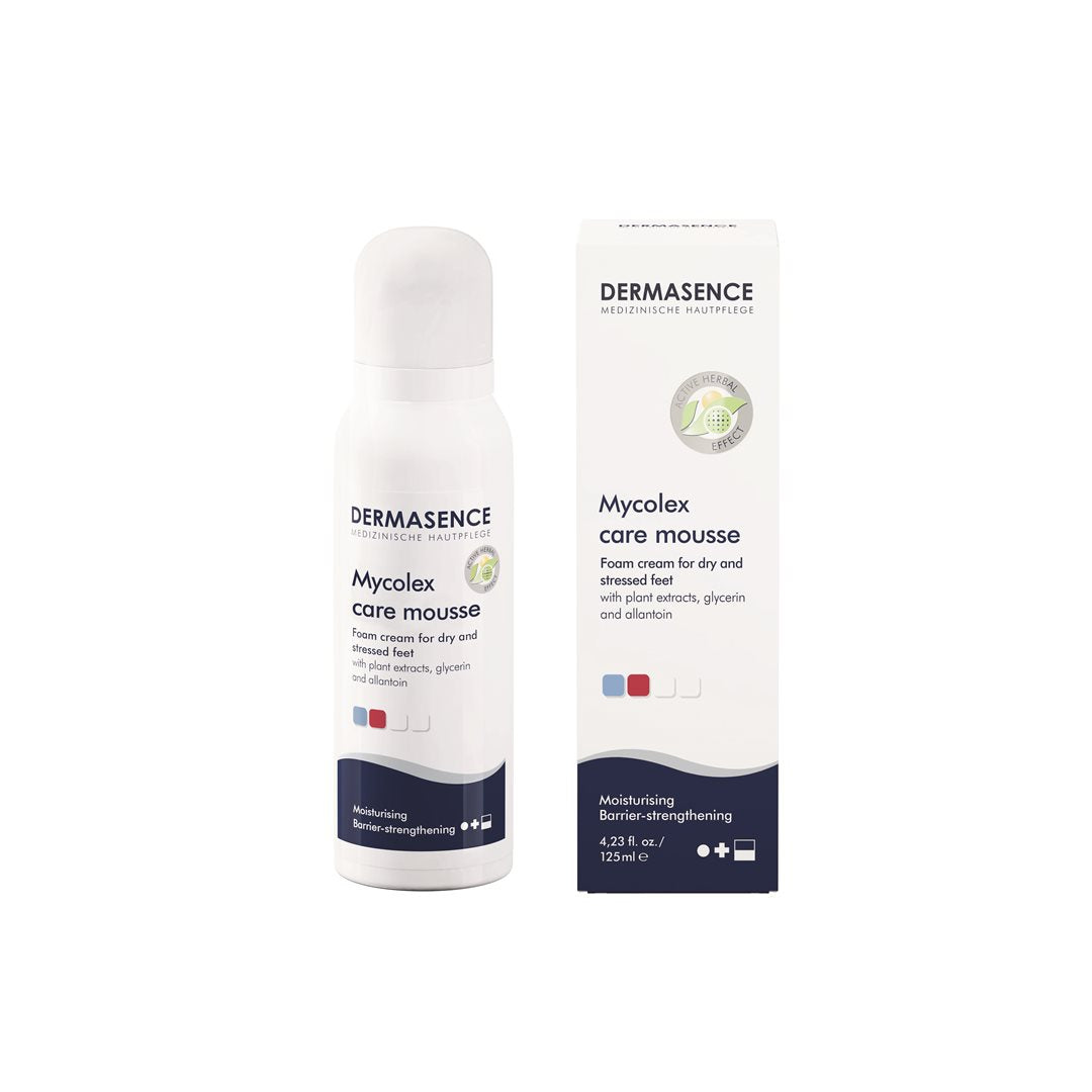 DERMASENCE Mycolex Pflegeschaum Aerosol 125ml | Soin Pieds