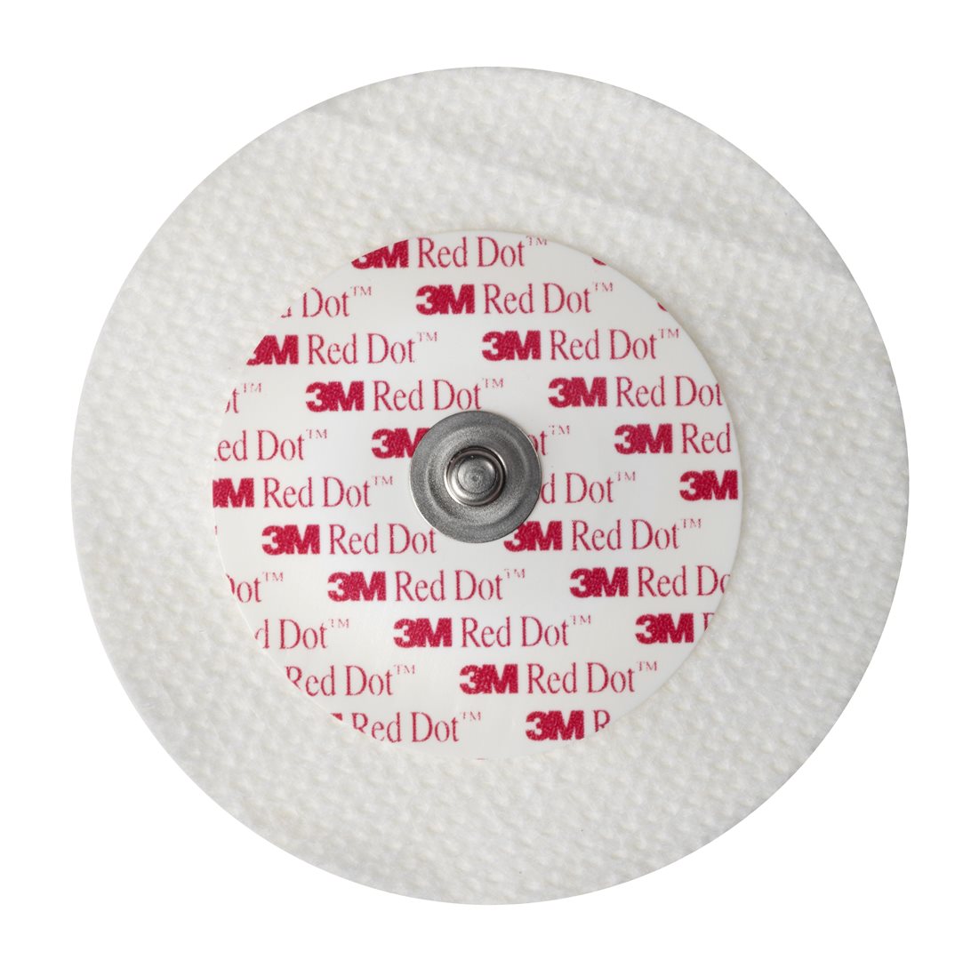 3M Red Dot Électrodes ECG Sontara Rond Adhésives 50 Pièces