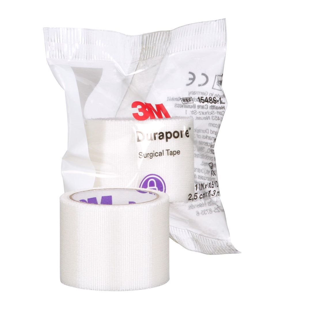 3M DURAPORE Soie 2.5cmx1.37m | Fixation