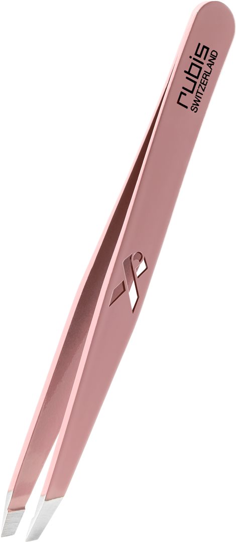 RUBIS Pinzette schräg Krebs-Schleife Rose | Design