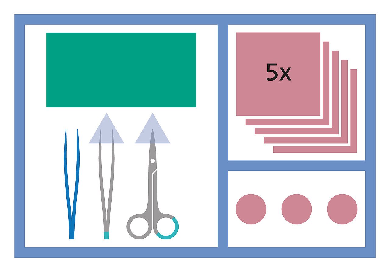 MEDISET Set de pansement ambulatoire | Soins