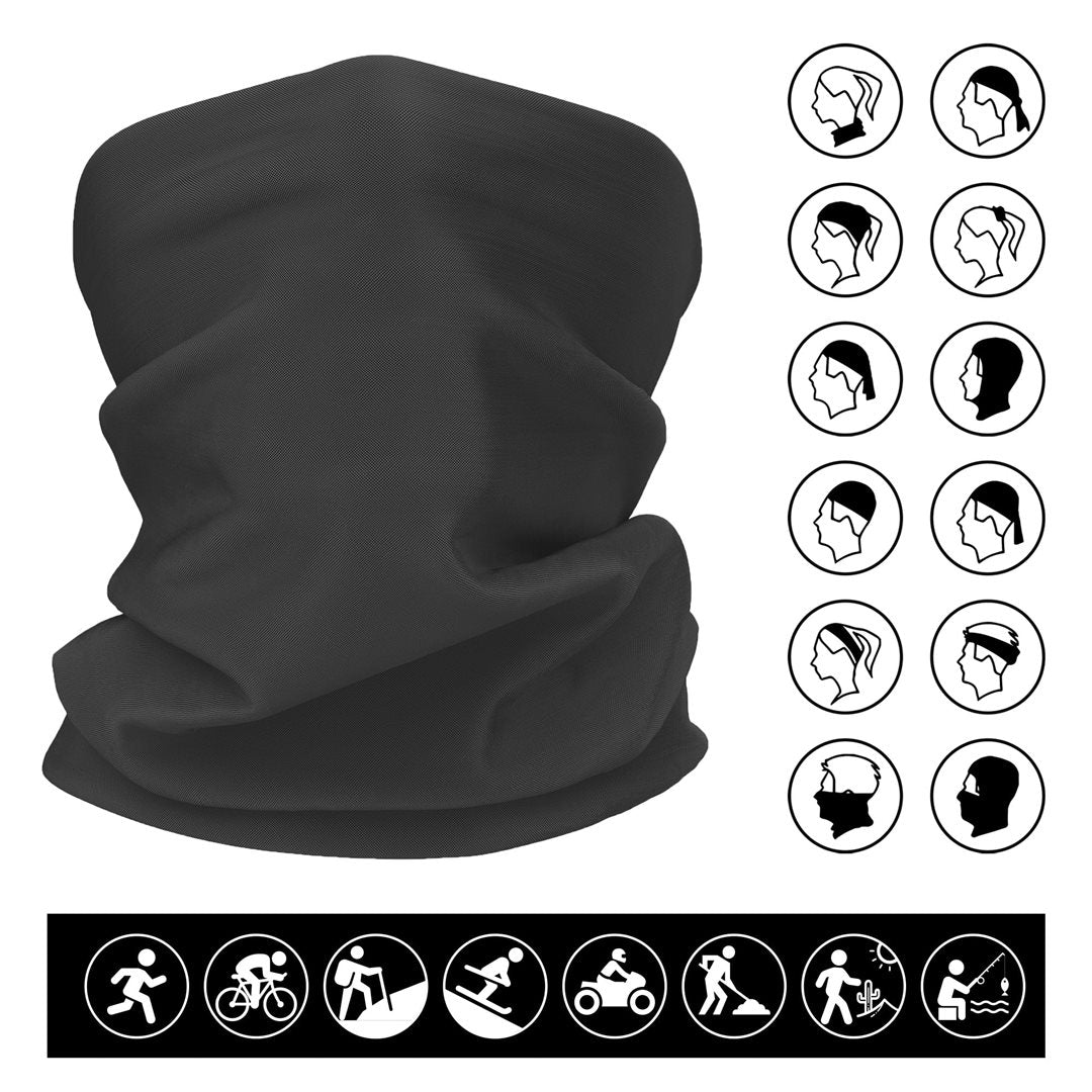 QUICK AID Tube Tour de Cou Anthracite | Polyvalent
