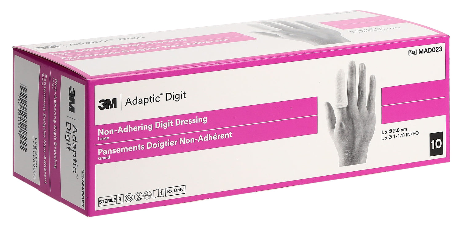 ADAPTIC DIGIT Pansement Doigt Large Stérile | 10 Pièces