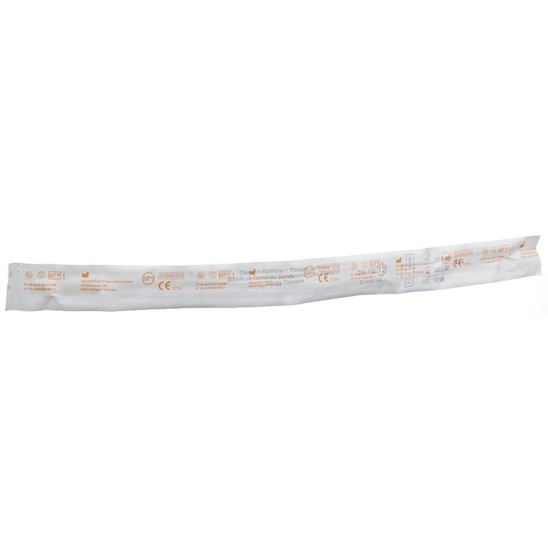 QUALIMED Katheter CH12 40cm Tiemann PVC st 100 pièces | Sondage