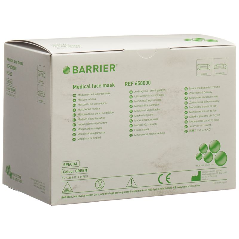 BARRIER OP-Maske Spez TypII Binde Gr 600 pièces | Filtration