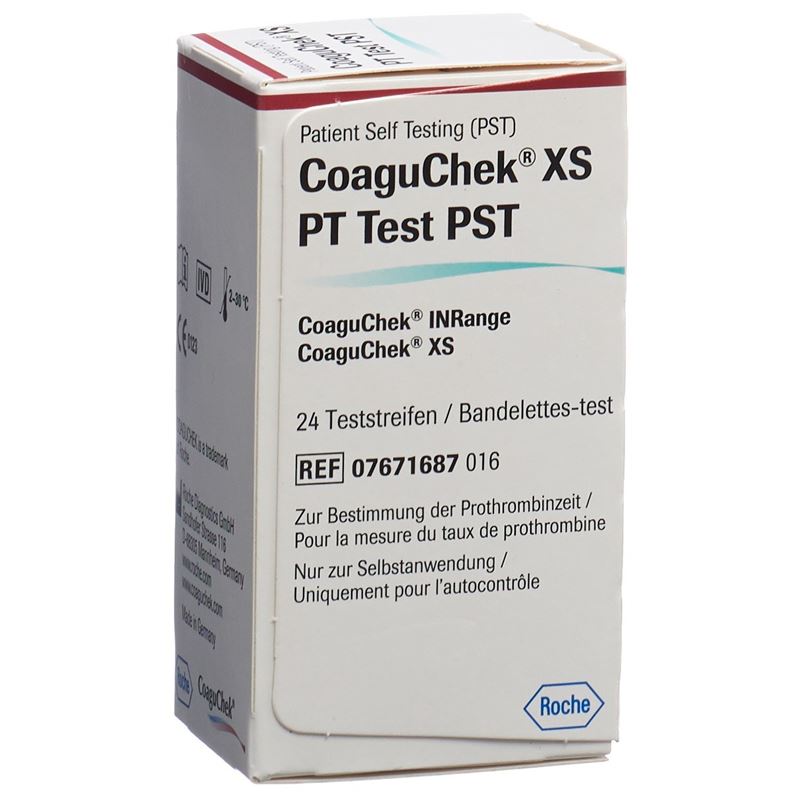 CoaguChek XS Système de mesure de coagulation | 2 x 24 bandelettes réactives