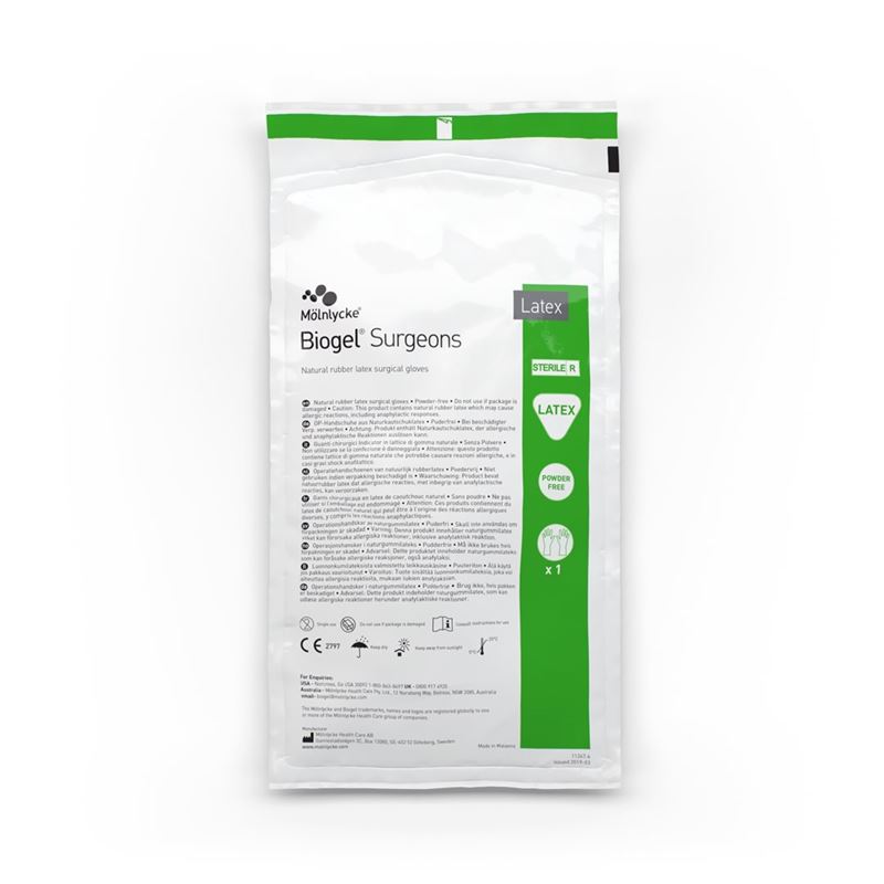 BIOGEL Surgeons Gants 6.5 | 200 paires